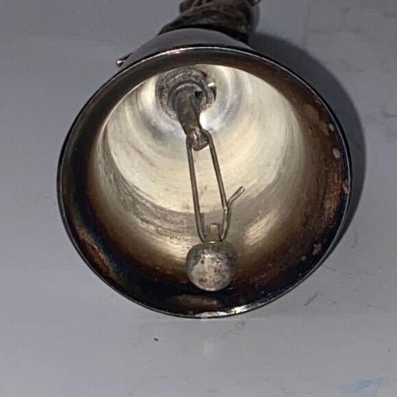 New England Collectors Bell Beatrix Potter Jemima Puddleduck Silver Plate - Picture 8 of 9